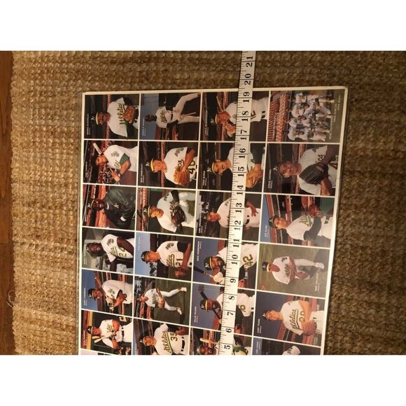 Framed 1991 Oakland A’s Baseball Card Set – Mother’s Cookies (28 Players) - Picture 7 of 8